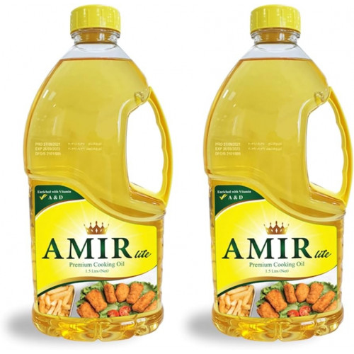 AMIR LITE COOKING OIL 2 X 1.5 LTR
