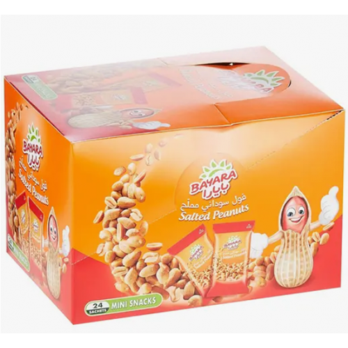 BAYARA SALTED PEANUTS 24X13GM