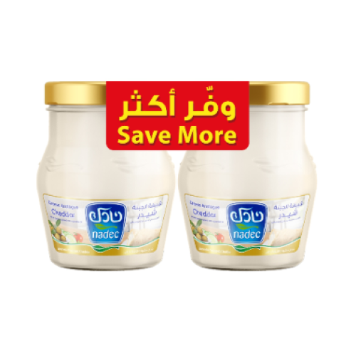 NADEC CHEDDAR CHEESE JAR 2S*500GM