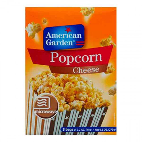 American Garden Microwave Popcorn Cheese 273gm  American Garden Microwave Popcorn Cheese 273gm
