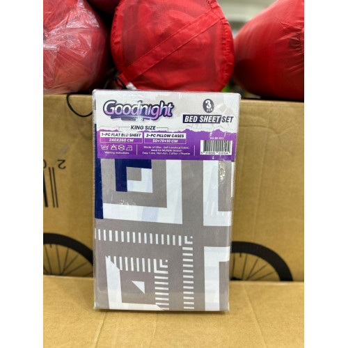 Goodnight Ag-Bk-011 King Bedsheet Set Goodnight Ag-Bk-011 King Bedsheet Set