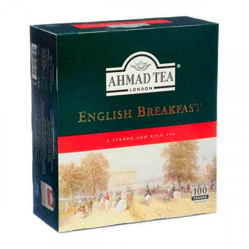 AHMAD ENGLISH BREAKFAST TEA 100'S X 2GM AHMAD ENGLISH BREAKFAST TEA 100'S X 2GM