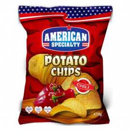 American Specialty Potato Chips Chili 170gm