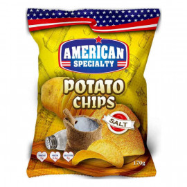 American Specialty Potato Chips Salt 170gm
