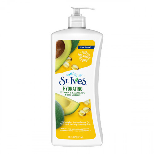 St Ives Hydrating Body Lotion with Vitamin E & Avocado 621ml 