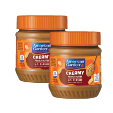 AMERICAN GARDEN PEANUT BUTTER CREAMY 2 X 340G