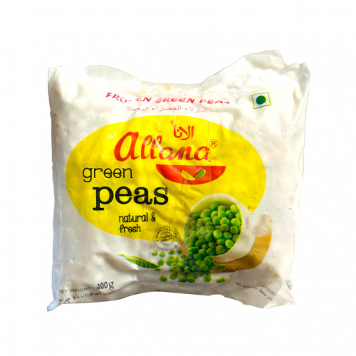 Allana Frozen Green Peas 3X400 Gm Allana Frozen Green Peas 3X400 Gm