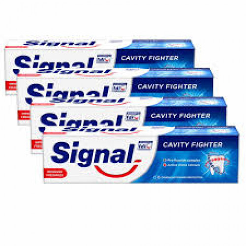 Signal Cavity Fighter Tooth Paste-4X50Ml Signal Cavity Fighter Tooth Paste-4X50Ml
