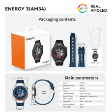 AURAFIT SMARTWATCH AM34 RCH