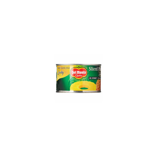 DELMONTE SLICED PINEAPPLEIN SYRUP 235 GM