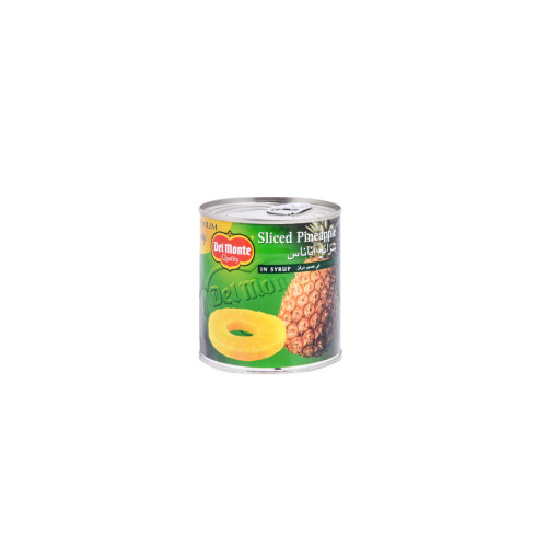 DELMONTE SLICED PINEAPPLEIN SYRUP 435 GM