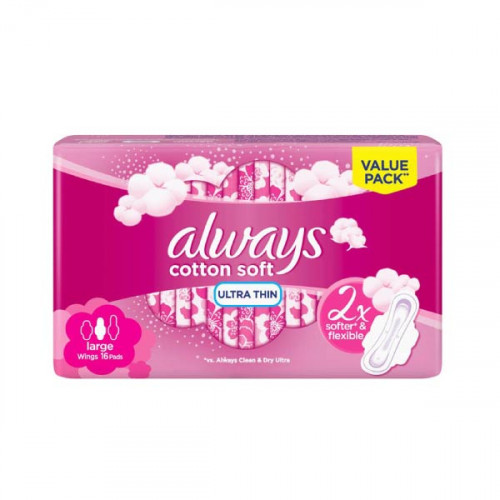 Always Ultra Thin Large Wings 16 Pads  Always Ultra Thin Large Wings 16 Pads