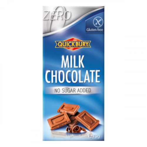 Quickbury Milk Chocolate 75gm  Quickbury Milk Chocolate 75gm