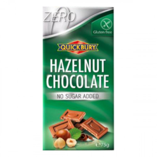 Quickbury Hazelnut Chocolate 75gm 