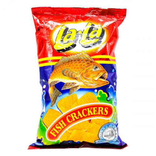 La La Fish Crackers 100gm  La La Fish Crackers 100gm