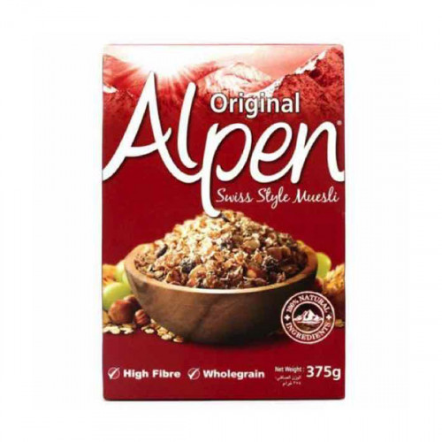 Alpen Original Muesli 375gm  Alpen Original Muesli 375gm