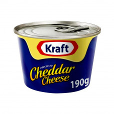 KRAFT CHEDDAR CHEESE CAN LOW FAT 190GM
