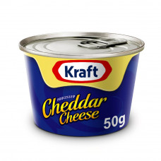 KRAFT CHEDDAR CHEESE  CAN LOW FAT 50GM