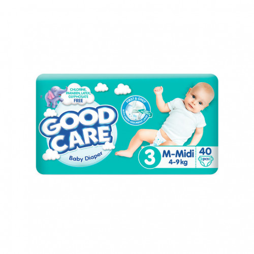 Goodcare Baby Diaper Medium 4-9 Kg 100 S