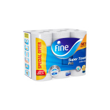 FINE TOWEL HOUSE HOLD SUPER PRO 60 SHEETS 6X3 PILE