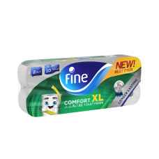 FINE TOILET PPR CMT XL 250SHEETS 2PLY 10RL