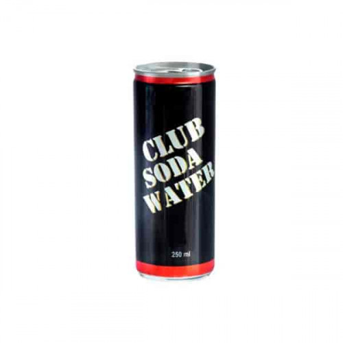 Club Soda Water Can 250ml 