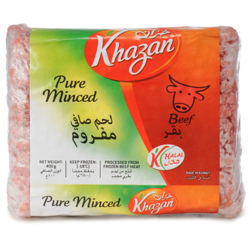 Khazan Pure Minced Beef 400gm  Khazan Pure Minced Beef 400gm