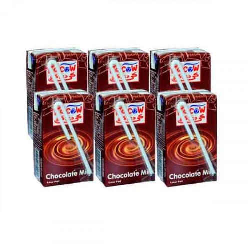 KD Cow Chocolate Flavoured Milk 6 x 250ml  KD Cow Chocolate Flavoured Milk 6 x 250ml