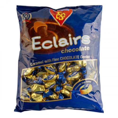 Al Seedawi Eclairs Caramel Filled with Milk 1Kg  Al Seedawi Eclairs Caramel Filled with Milk 1Kg