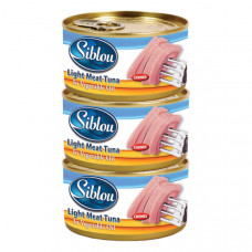 Siblou Light Meat Tuna Chunks in Oil 3 x 160gm 