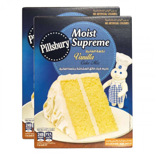Pillsbury Vanilla Cake Mix 2 x 485gm  Pillsbury Vanilla Cake Mix 2 x 485gm