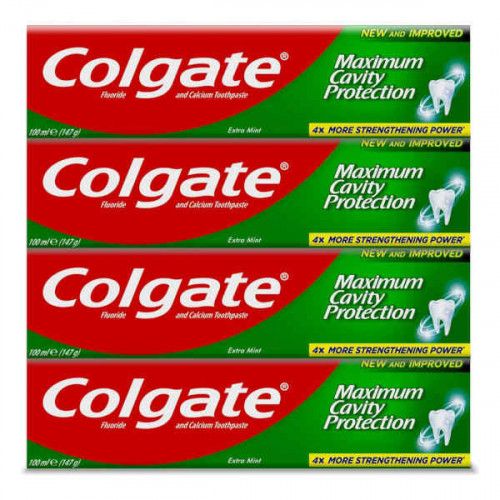 Colgate Toothpaste Extra Mint 4 x 100ml  Colgate Toothpaste Extra Mint 4 x 100ml