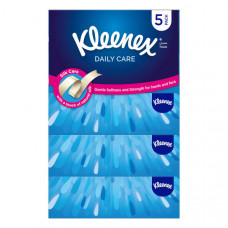 Kleenex Daily Care Facial Tissues 5 x 130 Sheets 