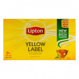 Lipton Yellow Laebl Tea Bag 50s