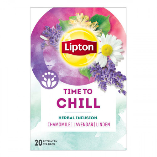 Lipton Herbal Infusion Tea Time to Chill 20's  Lipton Herbal Infusion Tea Time to Chill 20's