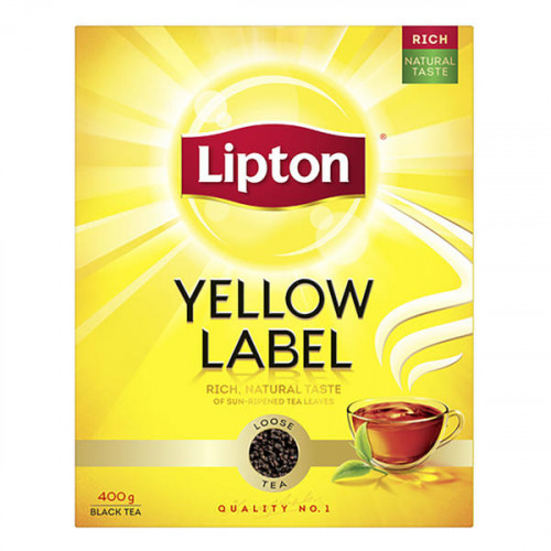 Lipton Yellow Label Tea 400gm  Lipton Yellow Label Tea 400gm