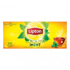Lipton Black Tea With Mint Tea Bag 25s 