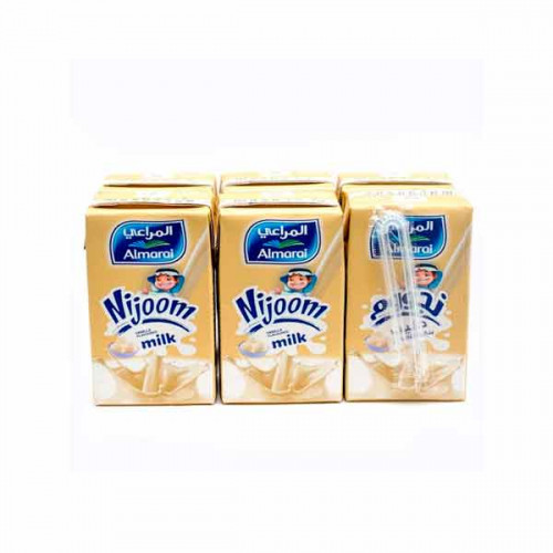 Almarai Nijoom Uht Milk Vanilla 6 x 150ml  Almarai Nijoom Uht Milk Vanilla 6 x 150ml