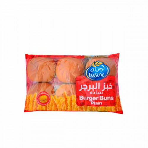 Lusine Burger Buns Plain 402gm  Lusine Burger Buns Plain 402gm