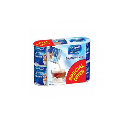 ALMARAI EVAPORATED MILK 6X170GM