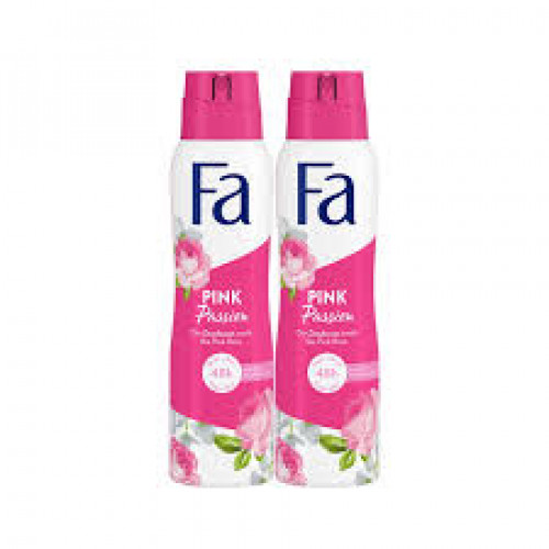 Fa Pink Passion Deo Spray 2X150Ml Fa Pink Passion Deo Spray 2X150Ml