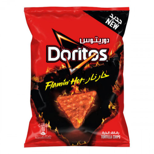 Doritos Tortilla Chips Flamin Hot 175gm  Doritos Tortilla Chips Flamin Hot 175gm