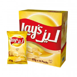 Lay-s Potato Chips Salt 14 x 23gm