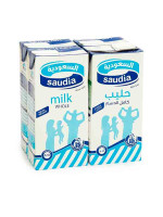 SAUDIA WHOLE MILK LONG LIFE 4 X 1LTR 
