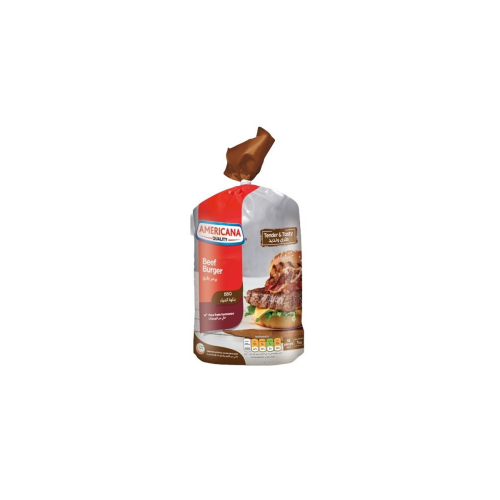 AMERICANA SQUARE BEEF BURGER 18S 1KG