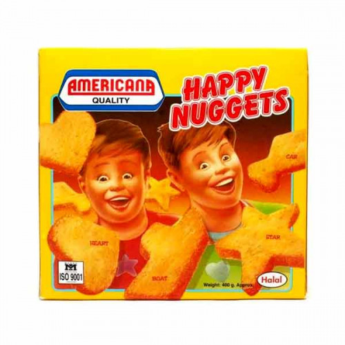 Americana Happy Nuggets 500gm  Americana Happy Nuggets 500gm
