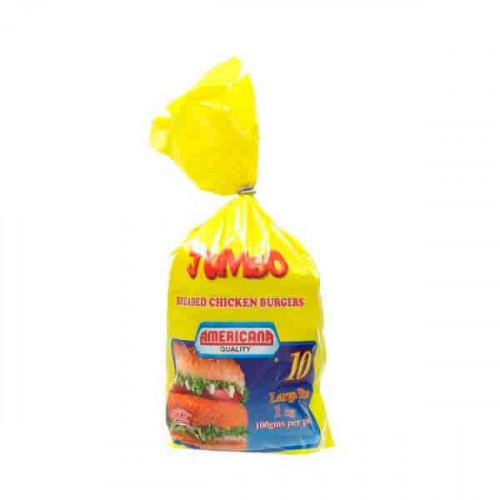 Americana Jumbo Breaded Burger 10s  Americana Jumbo Breaded Burger 10s