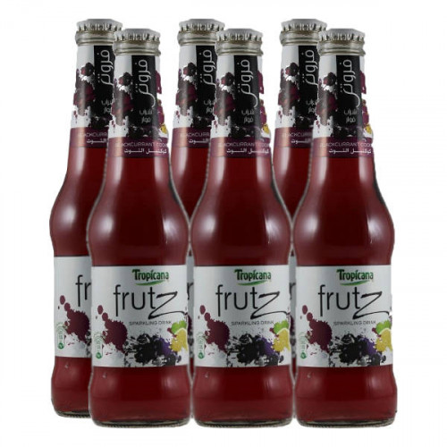 Tropicana Frutz Blackcurrant Bottle 6 x 300ml  Tropicana Frutz Blackcurrant Bottle 6 x 300ml