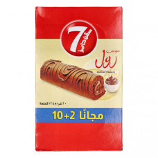 7 Days Swiss Roll with Cocoa Cream 12 x 20gm 