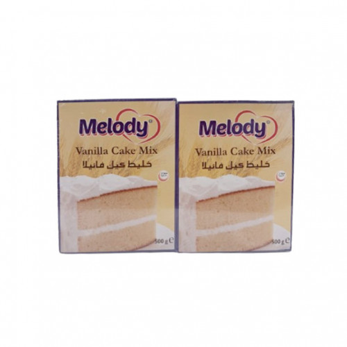 Melody Cake Mix Vanilla 2 X 500Gm
